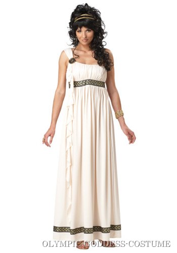 Womens Olympic Goddess Costume - Click Image to Close