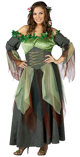Plus Size Mother Nature Costume - Click Image to Close