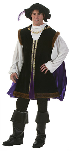 Plus Size Noble Renaissance Man Costume