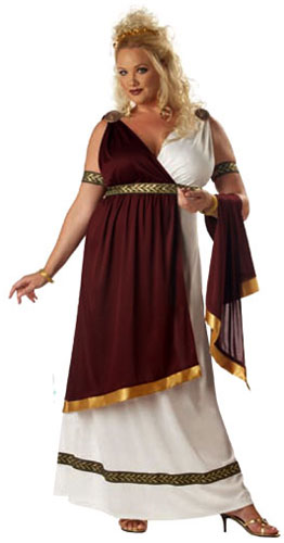 Plus Size Roman Empress Costume - Click Image to Close