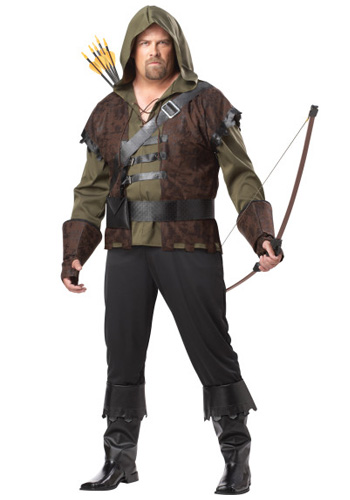 Plus Size Robin Hood Costume - Click Image to Close