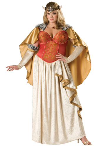 Plus Size Viking Goddess Costume