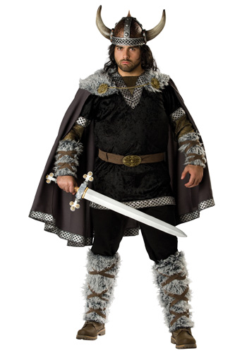 Plus Size Viking Warrior Costume - Click Image to Close
