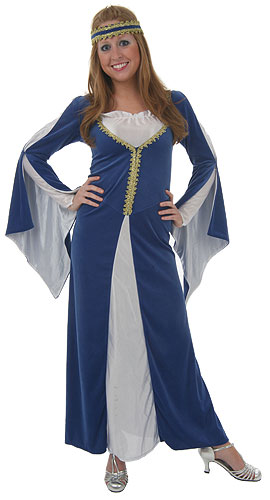 Blue Regal Princess Renaissance Costume - Click Image to Close