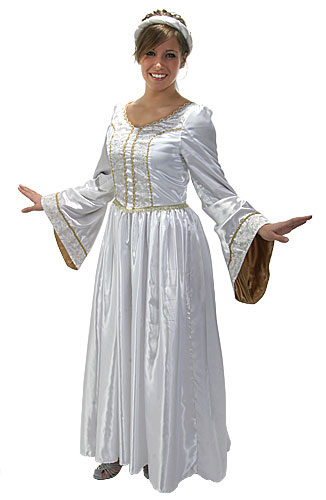 Renaissance Wedding Dress Costume - Click Image to Close