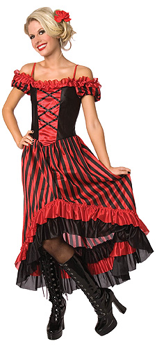 Adult Saloon Girl Costume - Click Image to Close