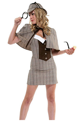 Sexy Detective Costume - Click Image to Close