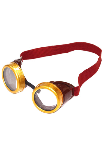 Steampunk Brown Goggles - Click Image to Close