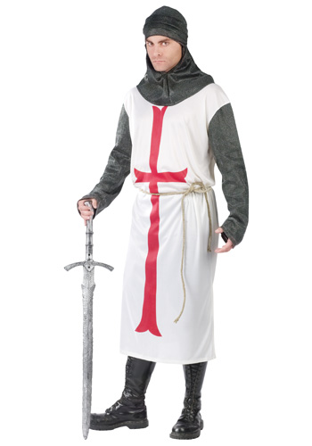 Mens Templar Knight Costume - Click Image to Close