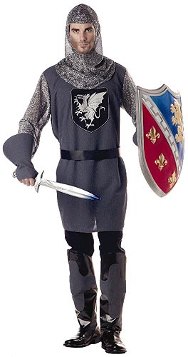 Adult Valiant Knight Costume - Click Image to Close