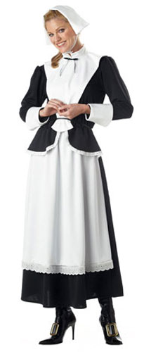Womens Pilgrim Costume - Click Image to Close