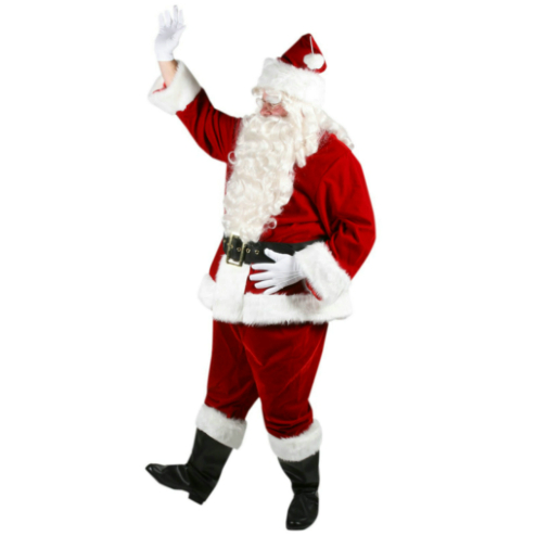 Super Deluxe Santa Suit Costume - Click Image to Close