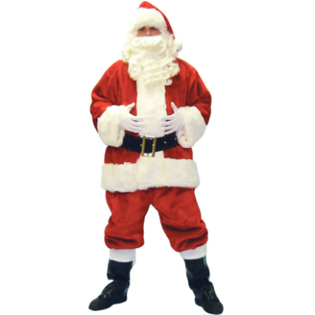 Deluxe Luxury Santa Suit Costume - Click Image to Close