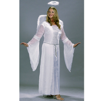 Heavenly Angel White Plus Costume
