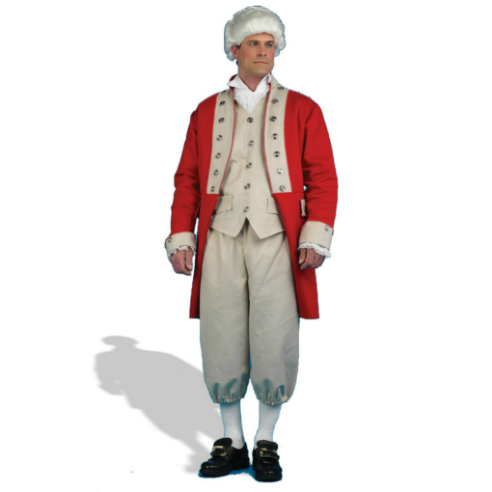 British Redcoat Adult Costume - Click Image to Close