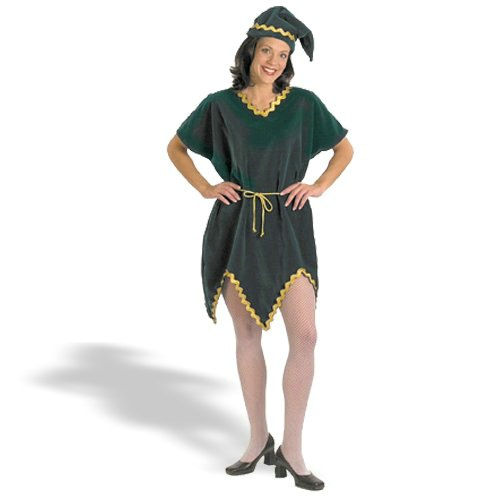 Velvet Elf Adult Costume - Click Image to Close