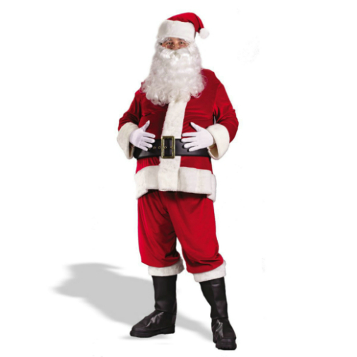 Rich Velvet Santa Suit Costume - Click Image to Close