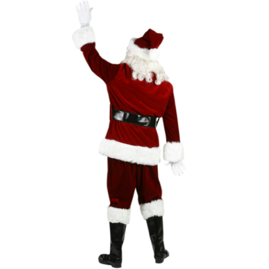 Ultra Velvet Santa Suit Costume - Click Image to Close