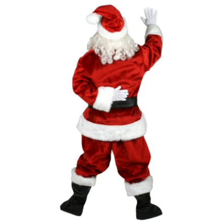 Imperial Santa Suit (Crimson) XL Costume - Click Image to Close