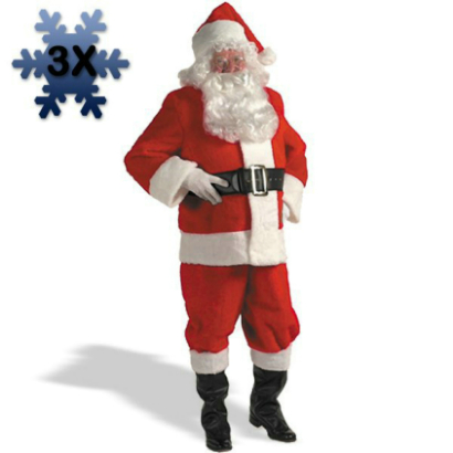 Kris Kringle Suit 3X Costume - Click Image to Close