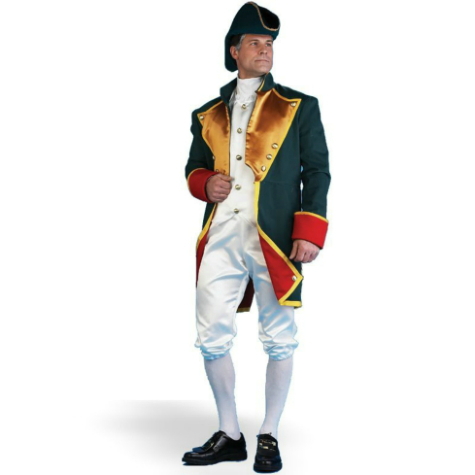 Colonial General Adult Costume - Click Image to Close