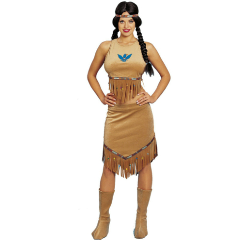 Indian Babe Adult Costume - Click Image to Close