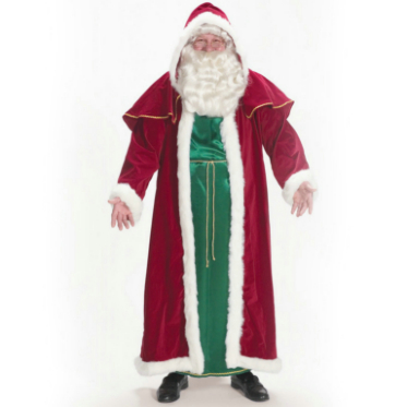 Victorian Santa Adult Costume - Click Image to Close