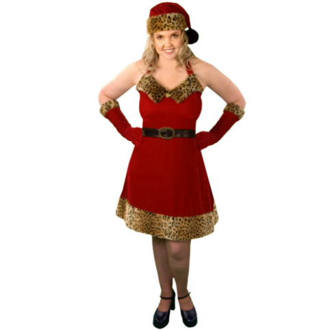 Santa's Pet Adult Plus - Winter Holiday Classics Costume - Click Image to Close