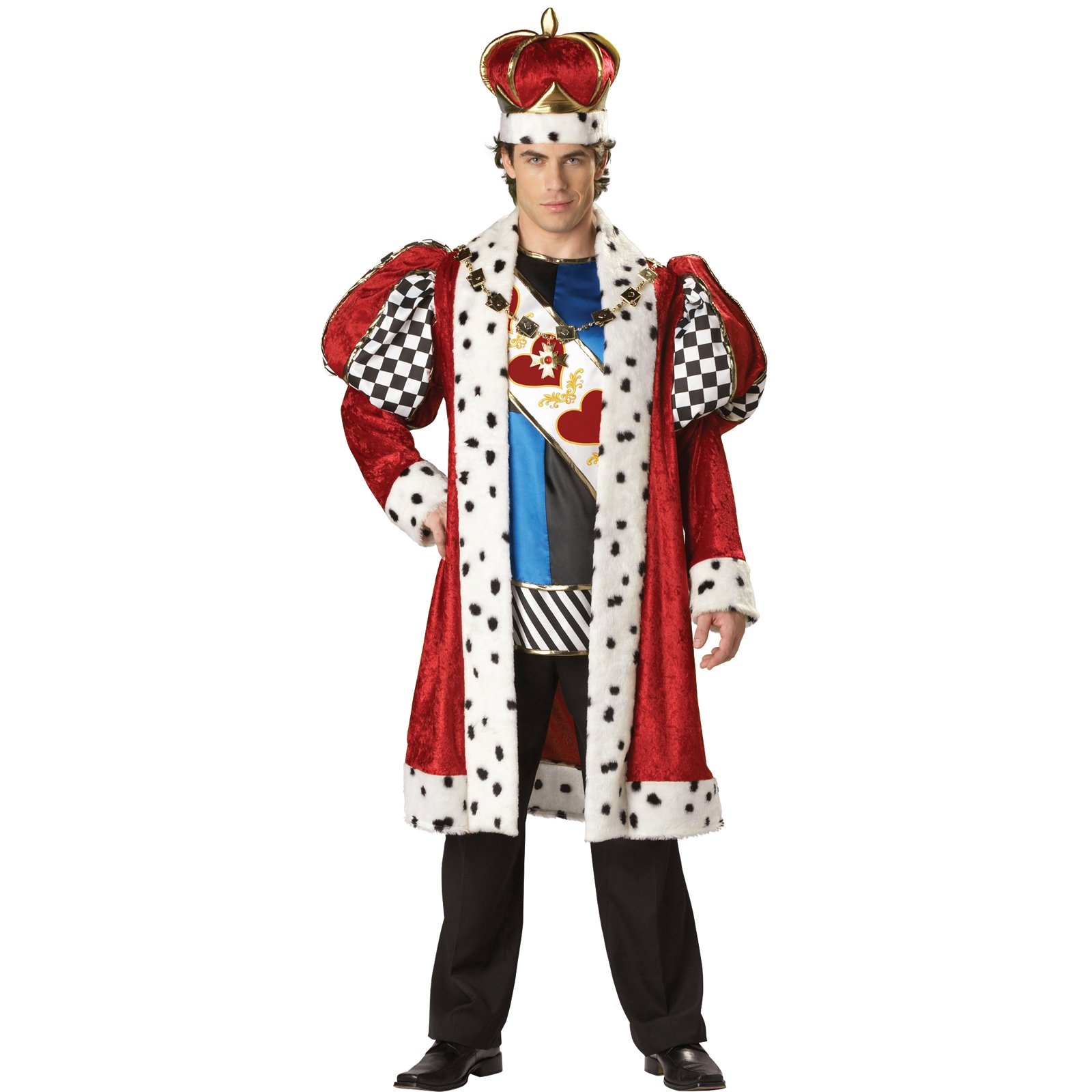 King of Hearts Elite Collection Adult Costume - Click Image to Close