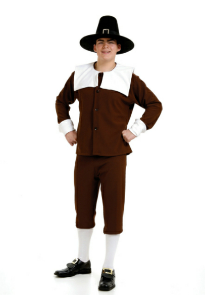 Pilgrim Man Adult Costume - Click Image to Close