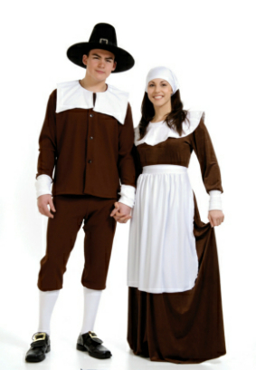 Pilgrim Woman Adult Costume - Click Image to Close