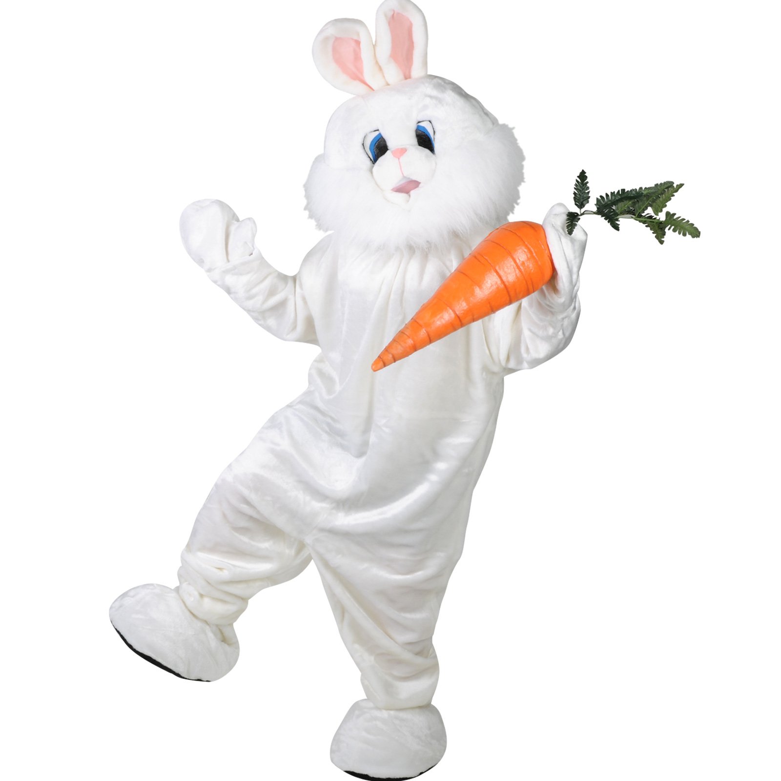 Bunny Plush Economy Mascot Adult Costume - Click Image to Close