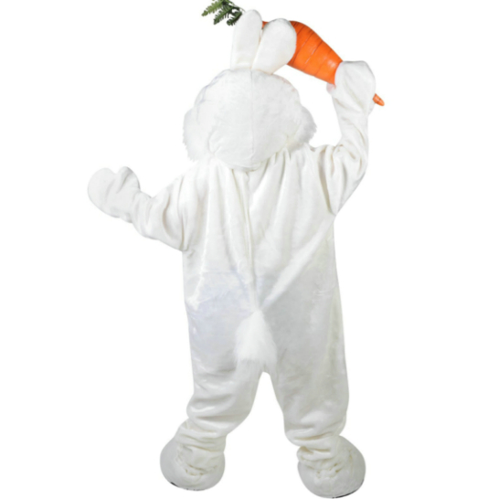 Bunny Plush Economy Mascot Adult Costume - Click Image to Close