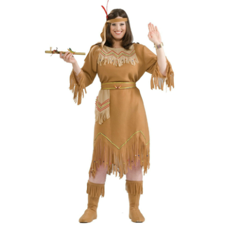 Indian Maid Adult Plus Costume - Click Image to Close