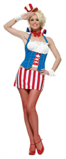 Miss Firecracker Adult Costume - Click Image to Close