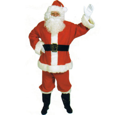 Complete Santa Suit Adult Costume - Click Image to Close