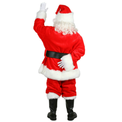 Professional Santa Suit Adult Plus Costume - Click Image to Close