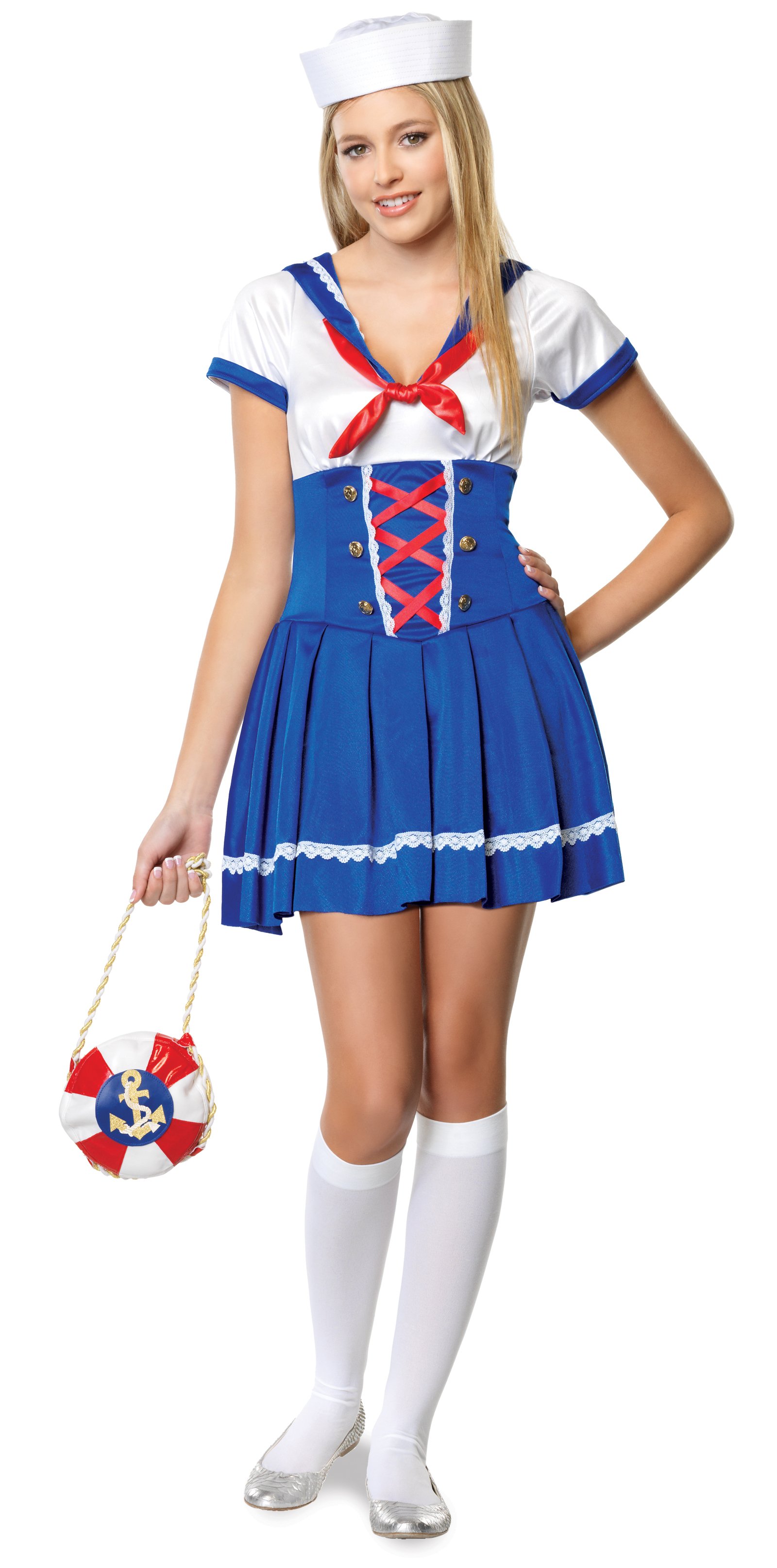 First Mate Sailor Teen Costume - Click Image to Close