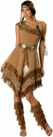 Indian Maiden Adult Costume - Click Image to Close