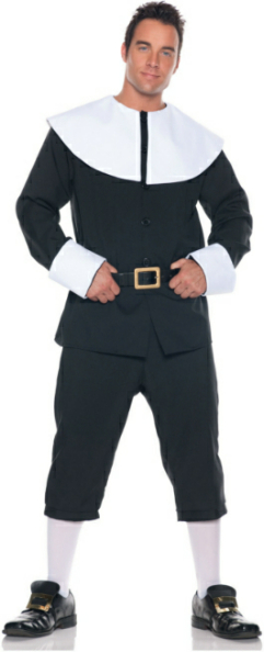 Pious Pilgrim Man Adult Costume - Click Image to Close