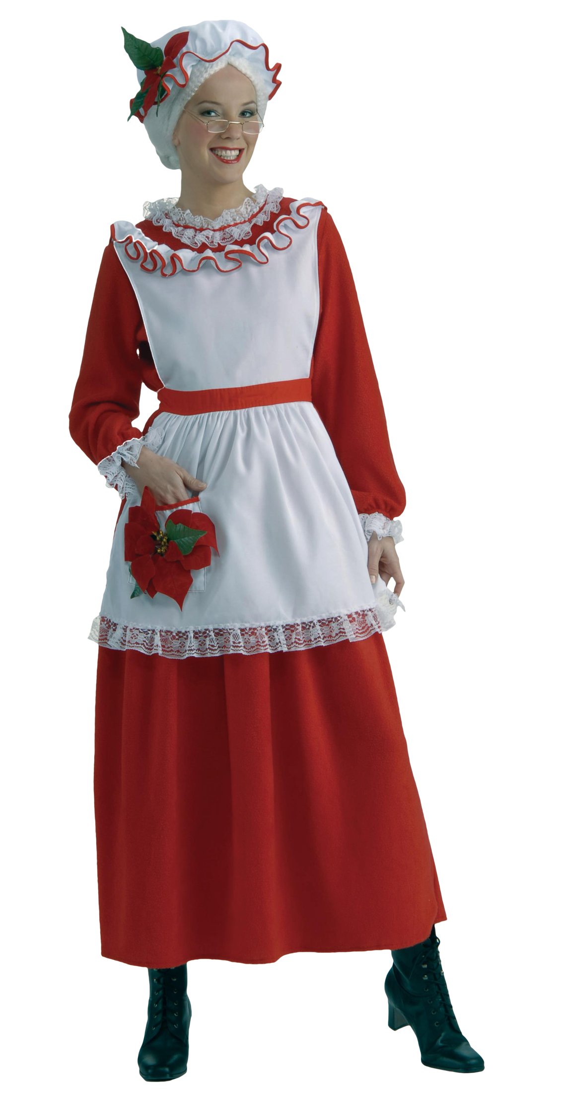 Classic Mrs. Claus Adult Costume - Click Image to Close