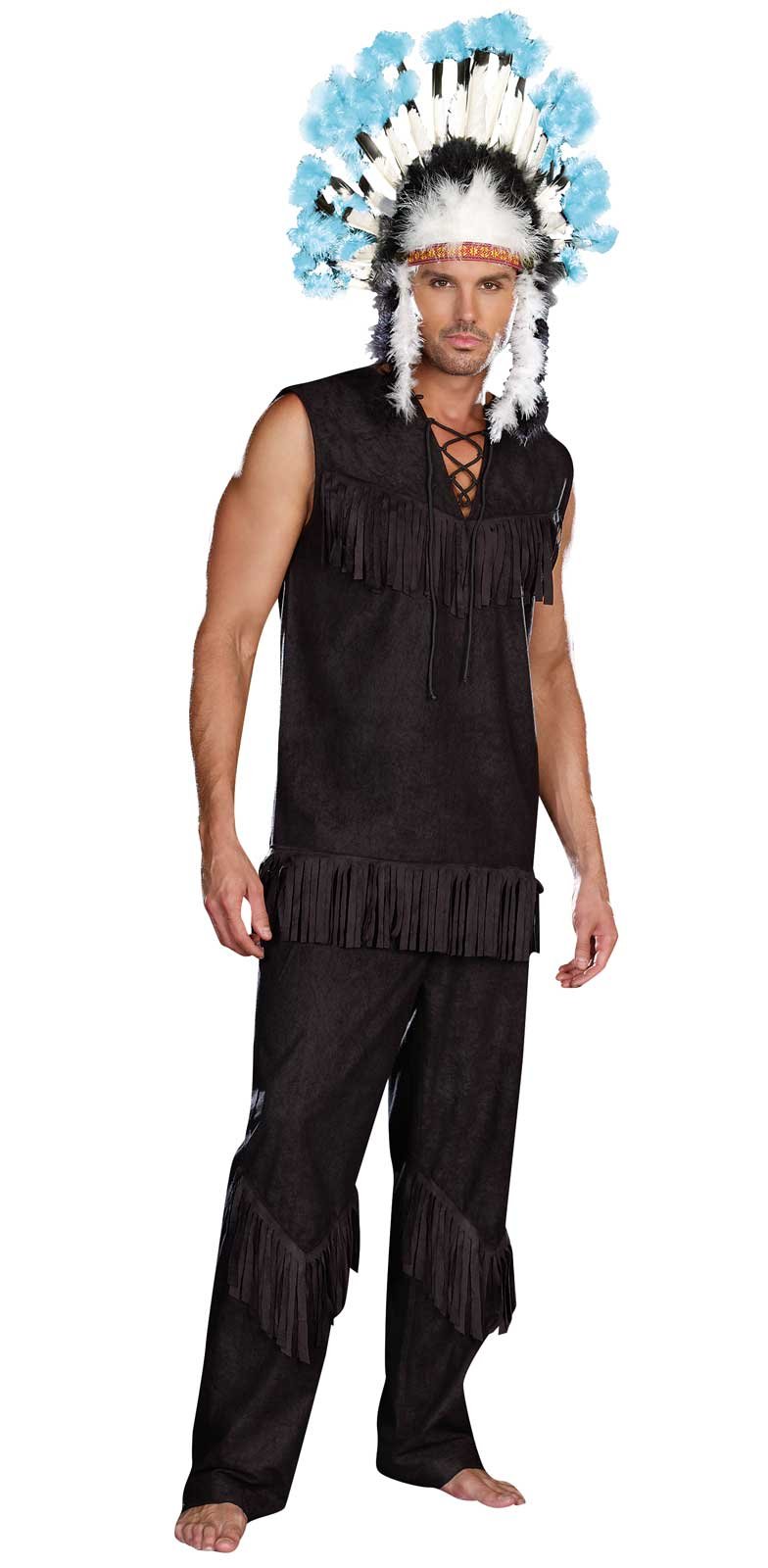 Chief Wansum Tail Adult Costume - Click Image to Close