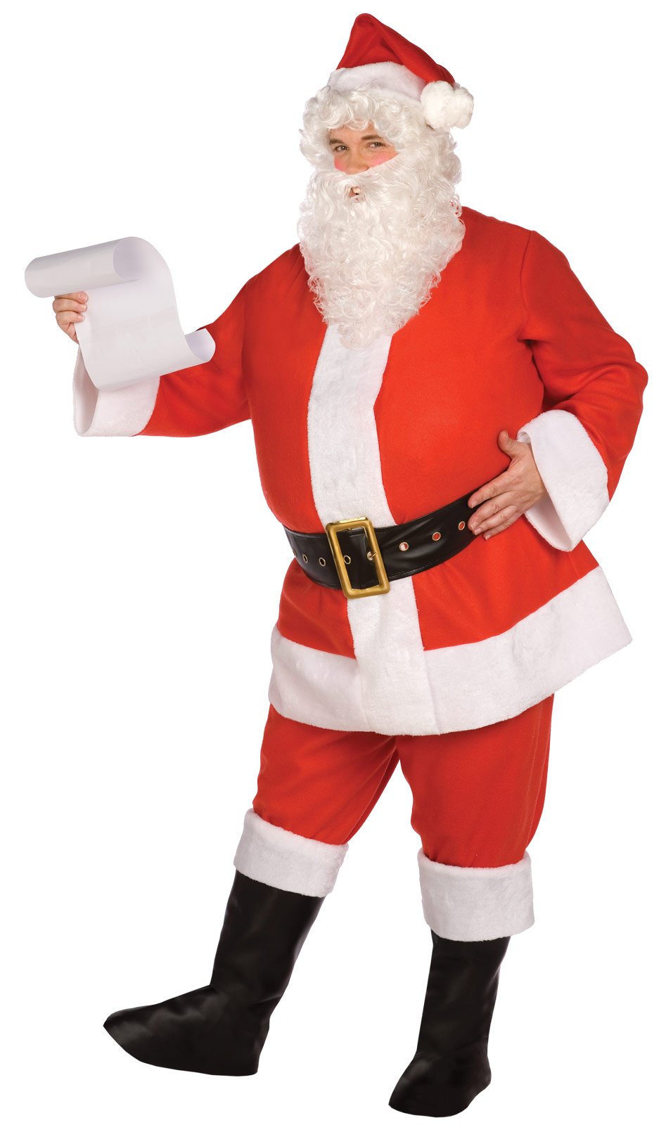 Budget Complete Santa Suit Adult Costume - Click Image to Close