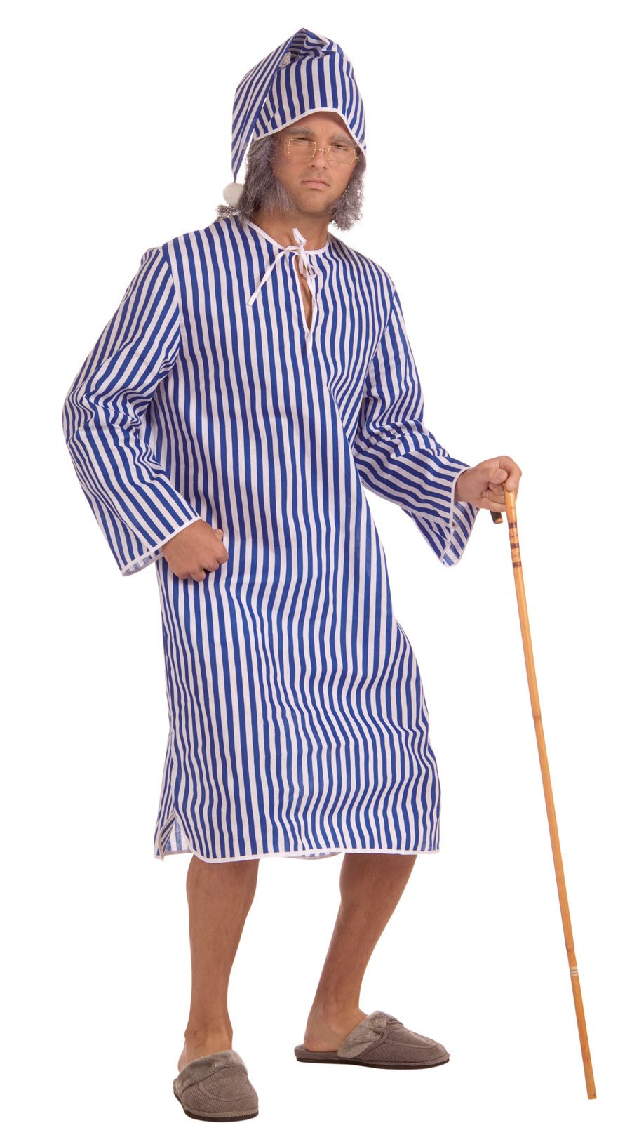 Scrooge Night Shirt Adult Costume - Click Image to Close