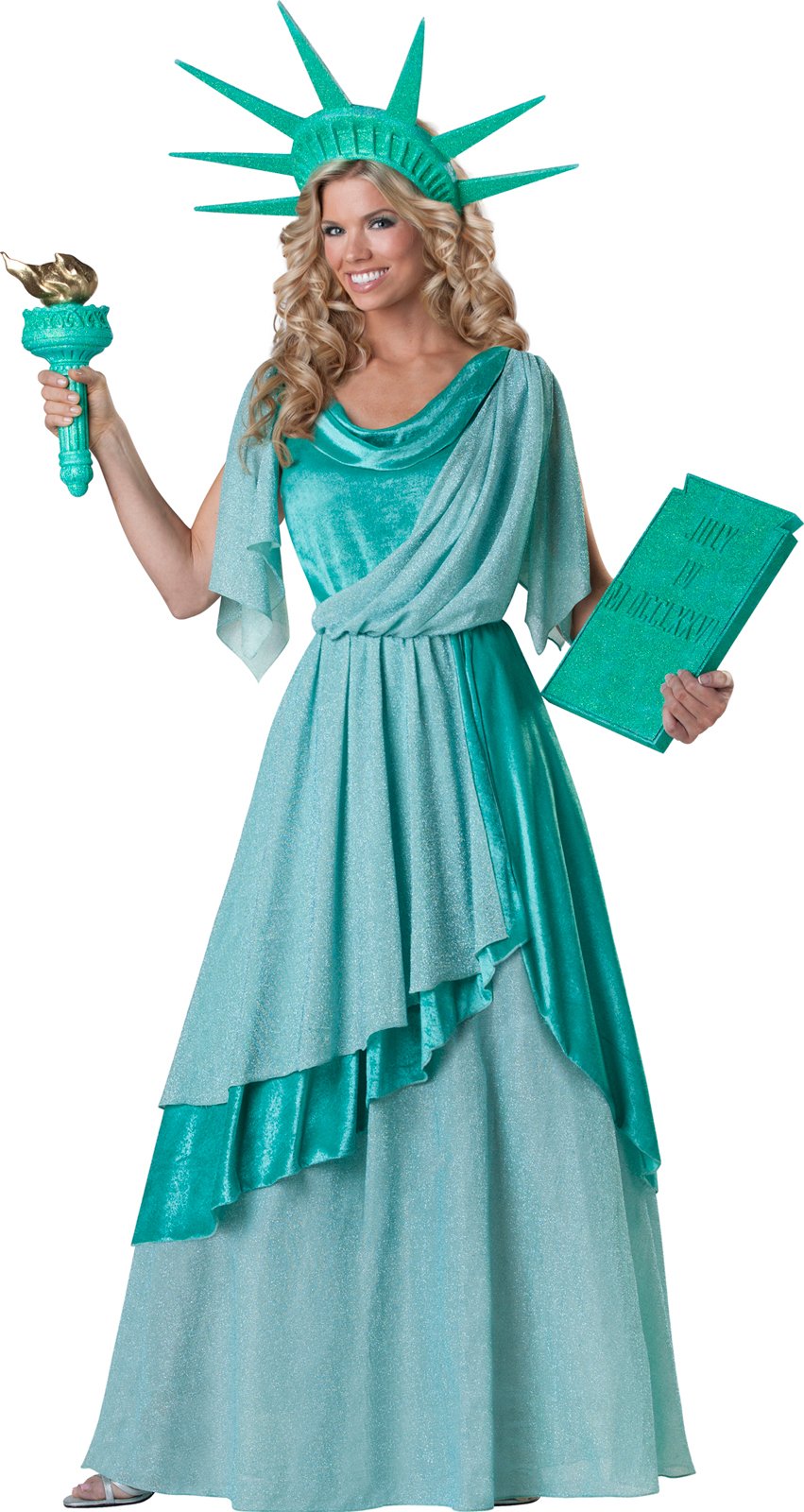 Lady Liberty Elite Collection Adult Costume - Click Image to Close