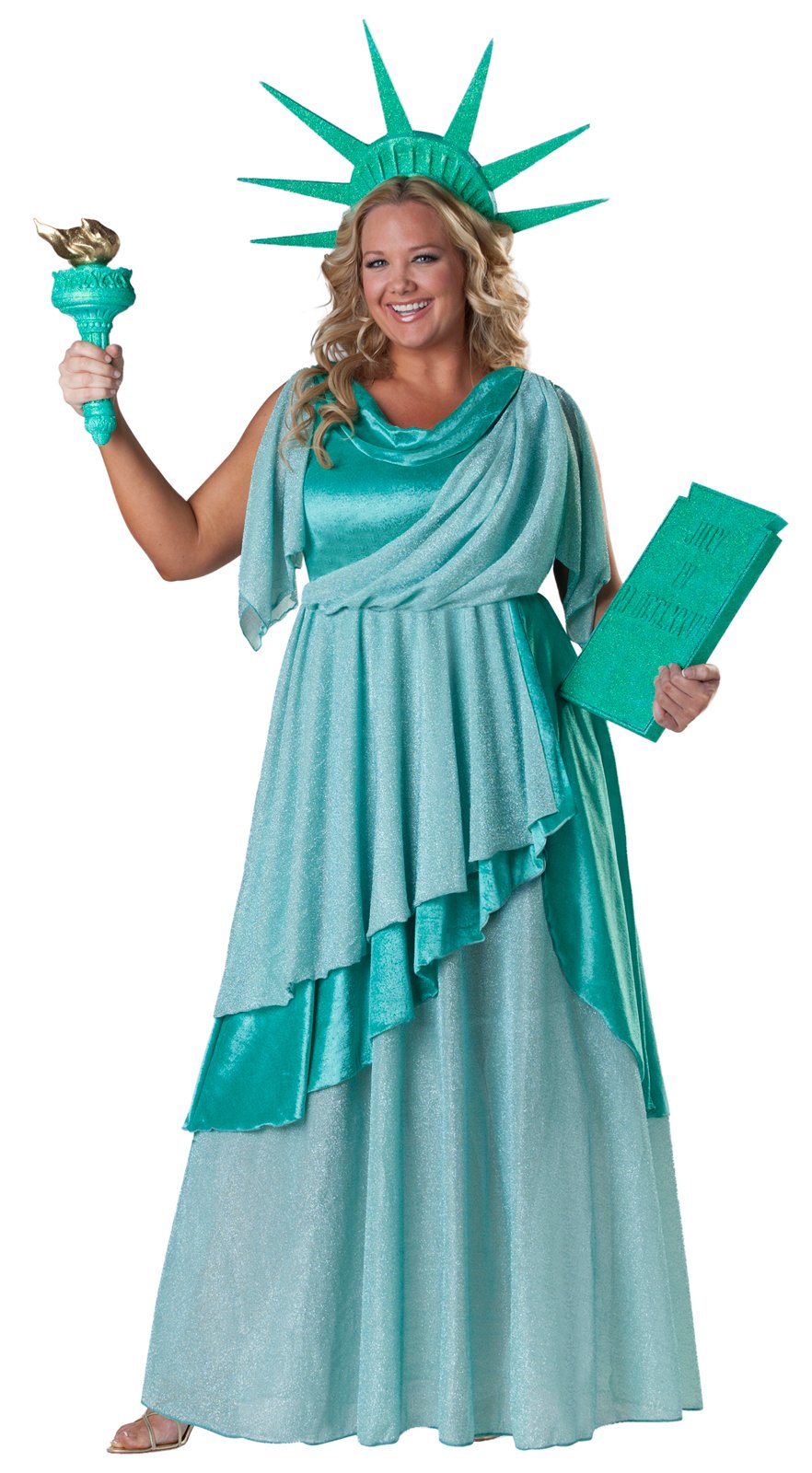 Lady Liberty Elite Collection Adult Plus Costume