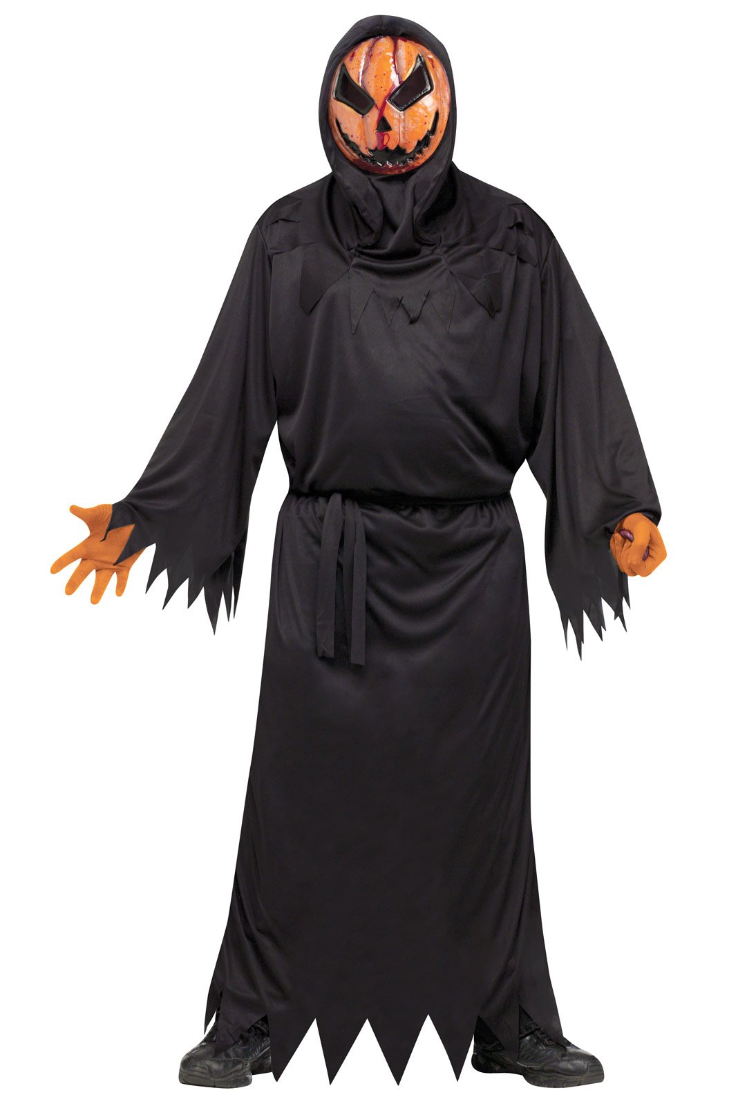 Bleeding Evil Pumpkin Adult Costume - Click Image to Close