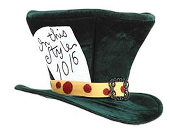 Mad Hatter Adult Hat - Click Image to Close