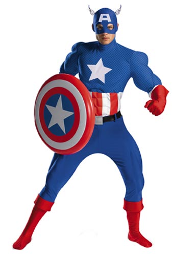 Authentic Captain America Costume - Click Image to Close