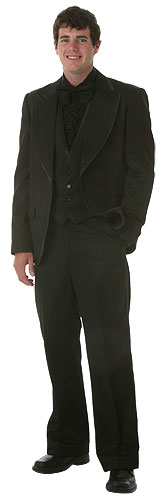 Men's Black Tuxedo - Click Image to Close